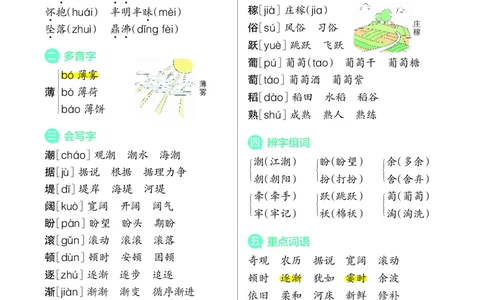 四(上）语文期末（核心考点梳理）_上册_四（上）语文期末重点归类文件
