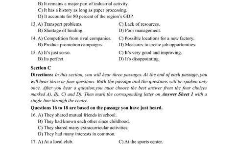 2015年12月四级真题第3套可复制可搜索_大学英语四级+六级_四级真题_四级真题_1990年-2018年真题资料合集_2015年12月CET4题+解+音频_01、真题PDF版（推荐使用）❤