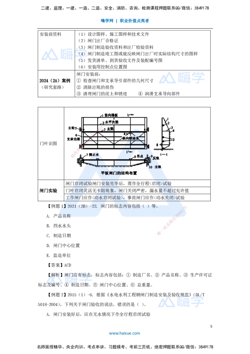 14.2025李想-考前拔分速成-第6章-1_2026年一级建造师_2026年一建水利_2025年一建水利SVIP_04-冲刺串讲✿考点强化✿小灶集训_17-水利《考前拔分速成》李想HX_讲义