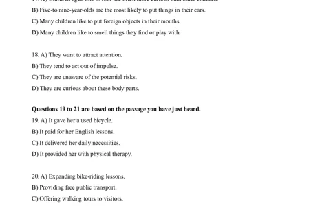 2020年12月四级真题第1套_大学英语四级+六级_四级真题_四级真题_2020年12月CET4题+解+音频_02、真题word版