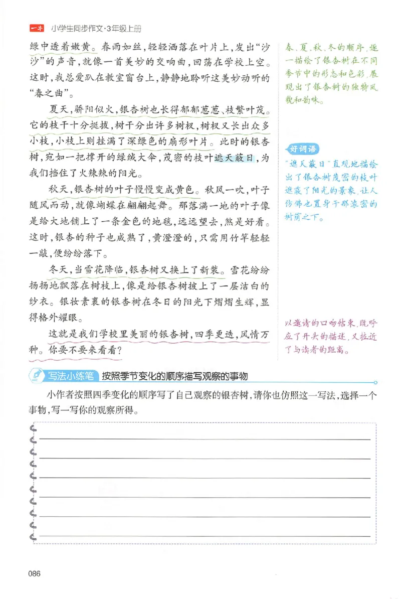 三年级语文上册25秋《一本小学生同步作文》_一本同步作文_三年级语文上册25秋《一本小学生同步作文》