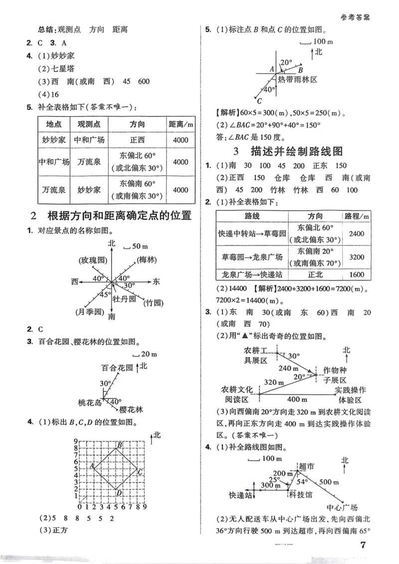 数学RJ6年级上册：答案册_2026版小白鸥6年级上人教数学情景题