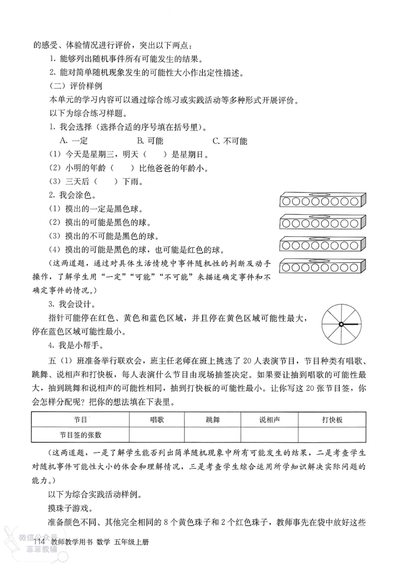 人教版教师教学用书数学五年级上册_《教师教学用书（教参）》25秋数学1-6年级上册（人教版）