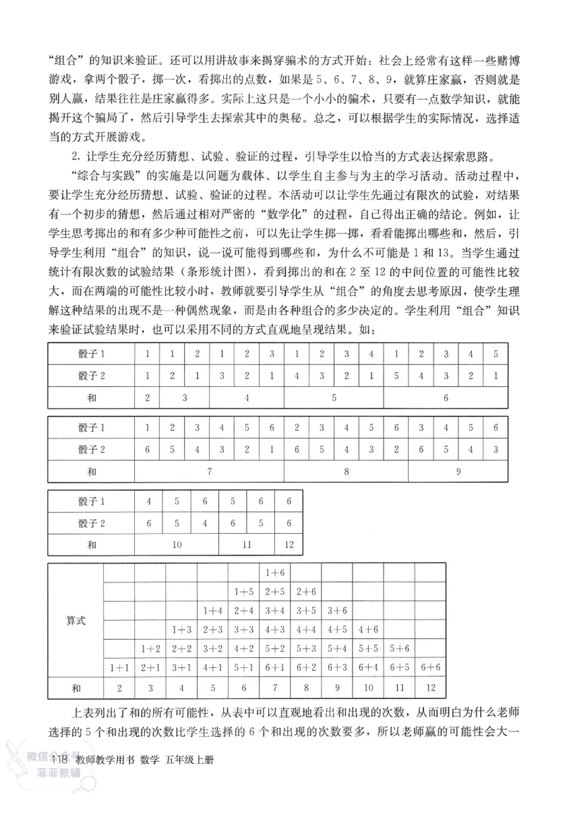 人教版教师教学用书数学五年级上册_《教师教学用书（教参）》25秋数学1-6年级上册（人教版）