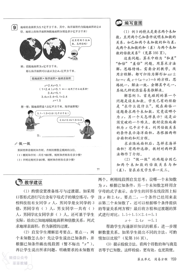 人教版教师教学用书数学五年级上册_《教师教学用书（教参）》25秋数学1-6年级上册（人教版）