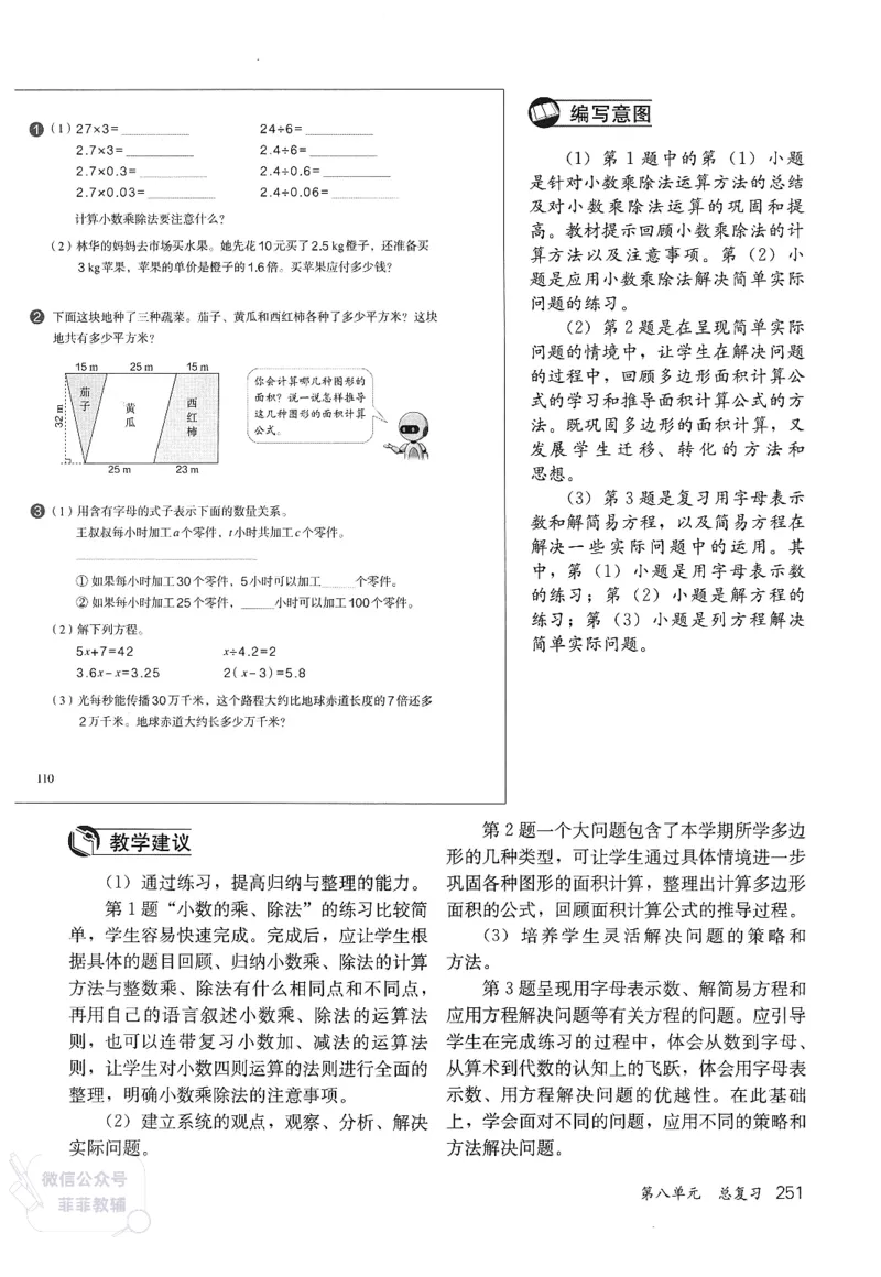 人教版教师教学用书数学五年级上册_《教师教学用书（教参）》25秋数学1-6年级上册（人教版）