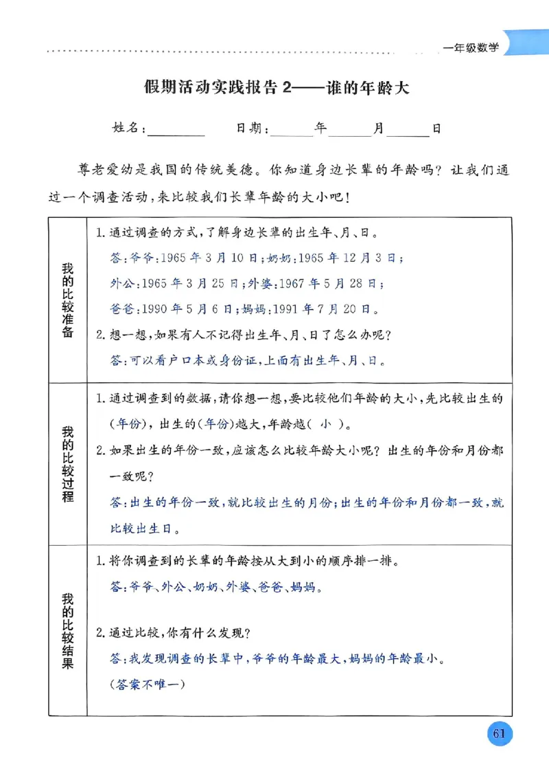25春黄冈小状元寒假作业人教数学1上_一年级上下册资料_53黄冈多个品牌系列资料_数学