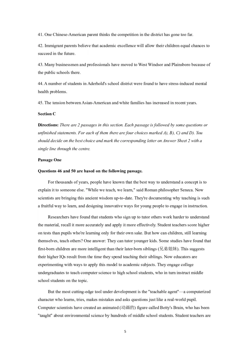 2018.06真题第3套_大学英语四级+六级_四级真题_四级真题_1990年-2018年真题资料合集_2018年06月CET4题+解+音频_02、真题word版