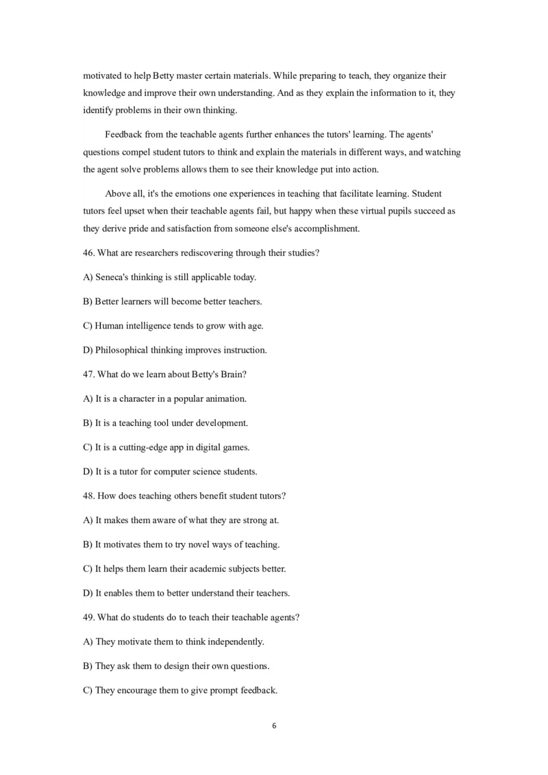 2018.06真题第3套_大学英语四级+六级_四级真题_四级真题_1990年-2018年真题资料合集_2018年06月CET4题+解+音频_02、真题word版