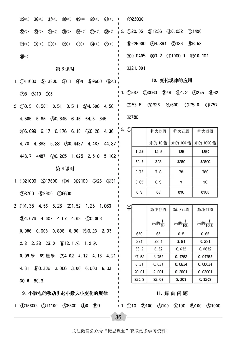 五E口算题卡四年级下册数学人教版_1~6年级全册五E口算题卡(1)_4年级五E口算题卡