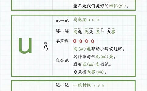 2324一年级汉语拼音声母韵母表47个拼读字贴（16页）(1)_一到六小学晨读晚默晨诵晚读_24秋一年级上册各类资料(小纸条知识点默写单)