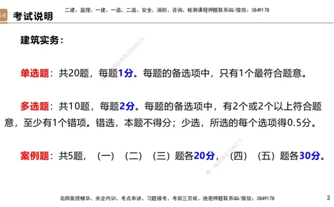 02.2025邱树建-案例速通-建筑实务2（带练）_2026年一级建造师_2026年一建建筑_2025年一建建筑SVIP_04-冲刺串讲✿考点强化✿小灶集训_08-建筑《案例速通带练》邱树建HX_讲义