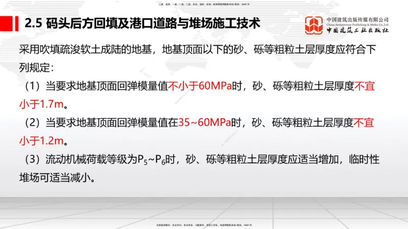 A22节：2.4斜坡堤施工技术（2）-2.5码头后方回填及港口道路与堆场施工技术（02.07）_2026年一级建造师_2026年一建港航_2025年一建港航SVIP_02-基础精讲✿高端面授✿深度强化_讲义