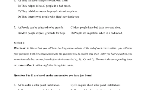 2020年12月四级真题第2套_大学英语四级+六级_四级真题_四级真题_2020年12月CET4题+解+音频_02、真题word版