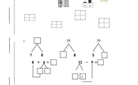 2020年秋期西师版小学一年级数学上册期末试卷_一年级上下册资料_一年级上语数英上下册学习资料_3-6-3、小学一年级数学上册_西师版_5、期末测试卷