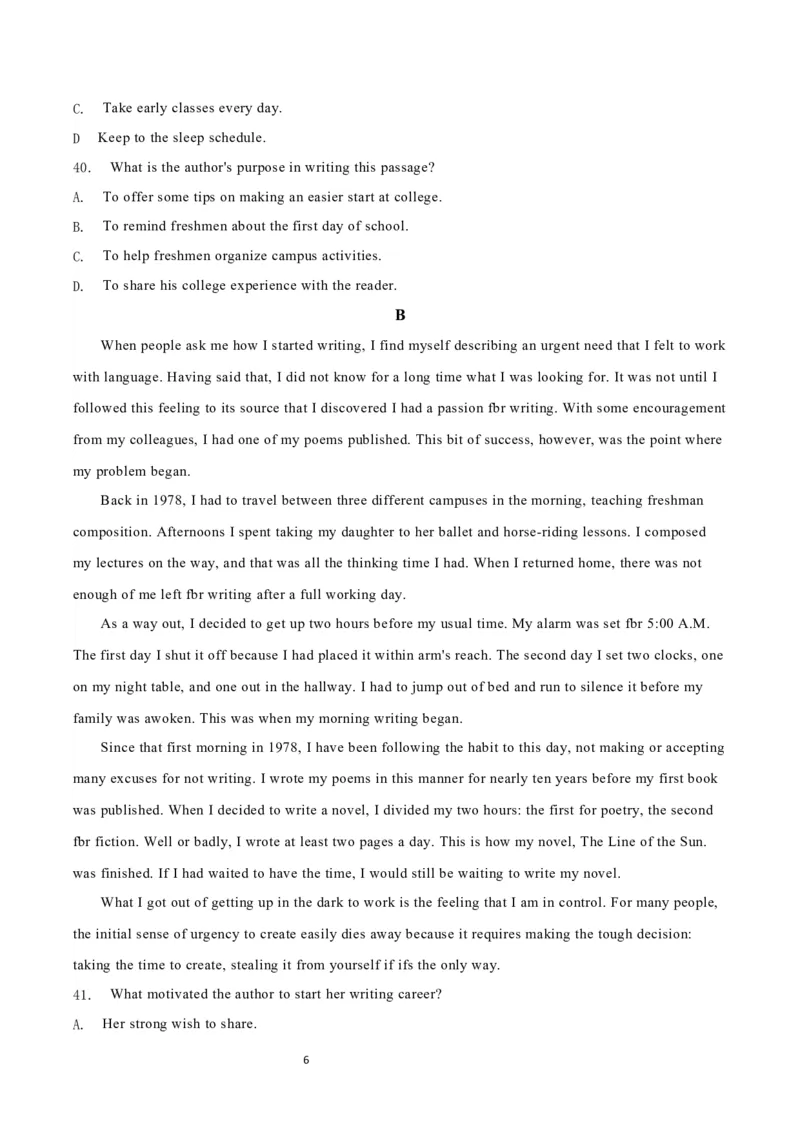 2021年高考英语试卷（天津）（第二次）（空白卷）_英语历年高考真题_新&middot;Word版2008-2025&middot;高考英语真题_英语（按省份分类）2008-2025_2008-2024&middot;（天津）英语高考真题