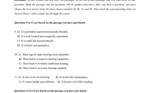 2019年12月六级真题（第2套）_大学英语四级+六级_六级真题_六级真题_2019年12月CET6题+解+音频_02、真题Word