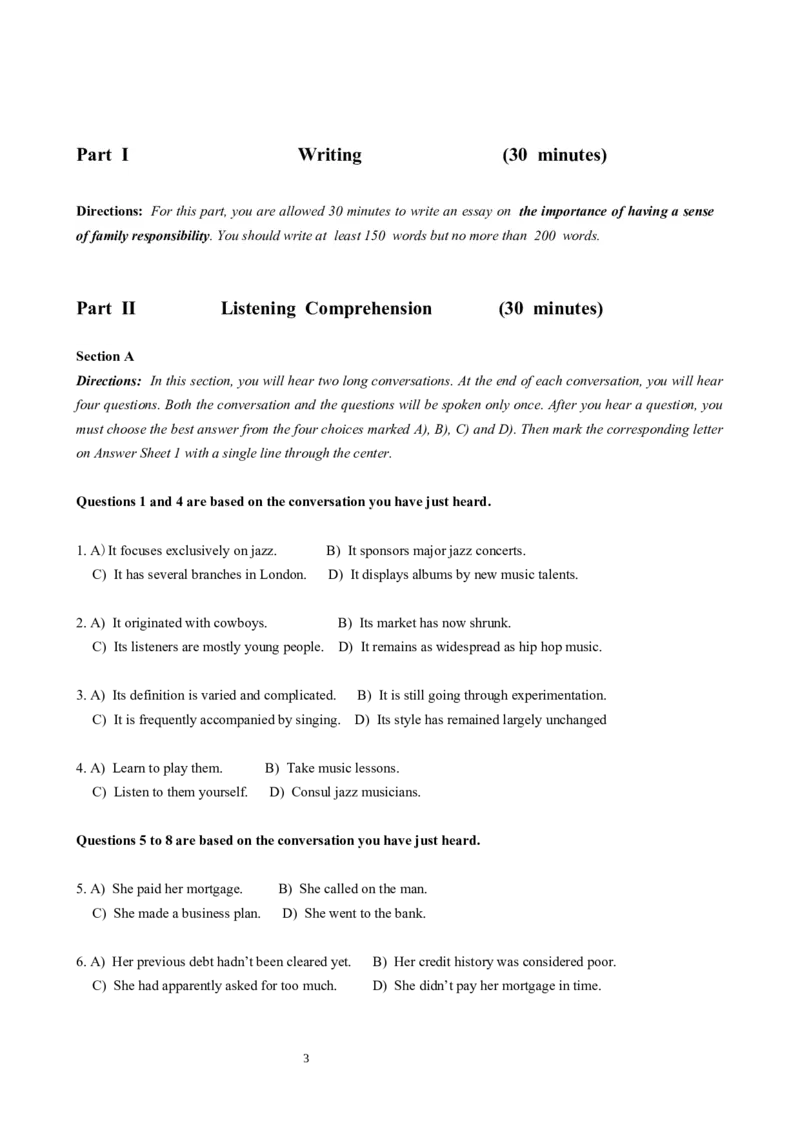 2019年12月六级真题（第2套）_大学英语四级+六级_六级真题_六级真题_2019年12月CET6题+解+音频_02、真题Word
