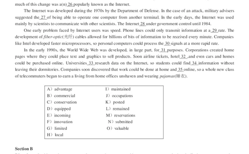 2017.12四级真题（卷2）_大学英语四级+六级_四级真题_四级真题_1990年-2018年真题资料合集_2017年12月CET4题+解+音频_01、真题PDF版（推荐使用）❤