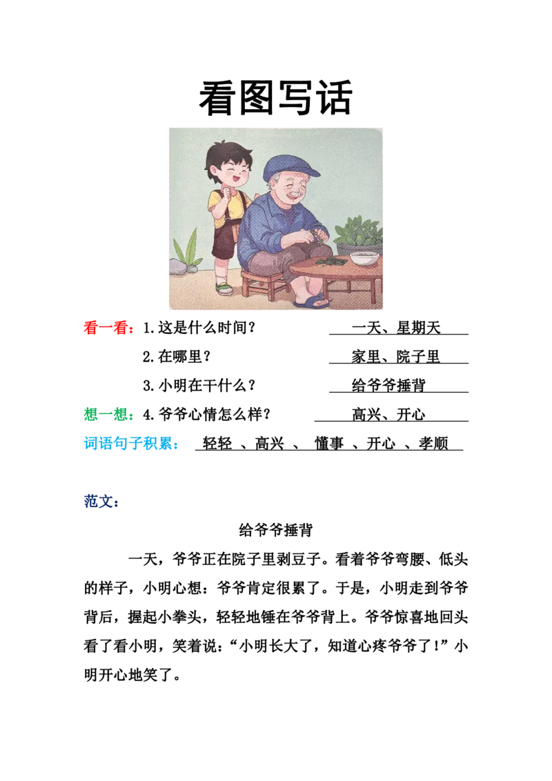 416：412：319一年级看图写话范文（23篇）(1)_一年级上下册资料_一年级下册小红书同款资料_一下语文_一年级下册免费资料库_一年级下册免费资料库