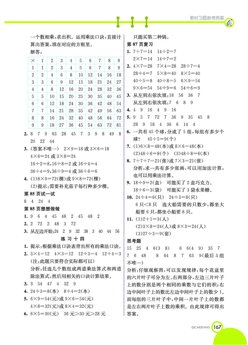 《七彩课堂》数学2年级上册（SJ）_二年级上下册资料_小学二年级学习资料-25年更新版_2-03、小学二年级数学上册_2-3-2、练习题、作业、试题、试卷_苏教版_电子册类