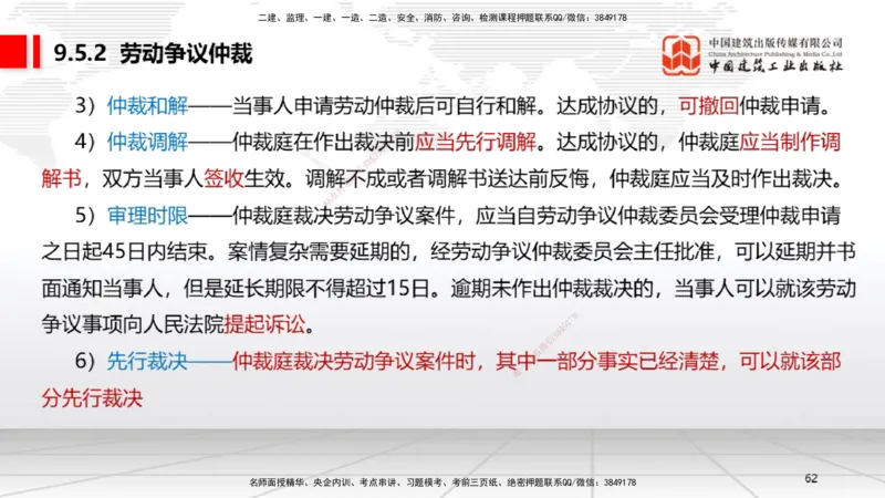 A24节：9.2.1劳动用工管理～9.5.2劳动争议仲裁（2.10）_2026年一建法规_2025年一建法规SVIP_02-基础精讲✿高端面授✿深度强化_06-法规《两轮基础直播》王文静JGS_讲义