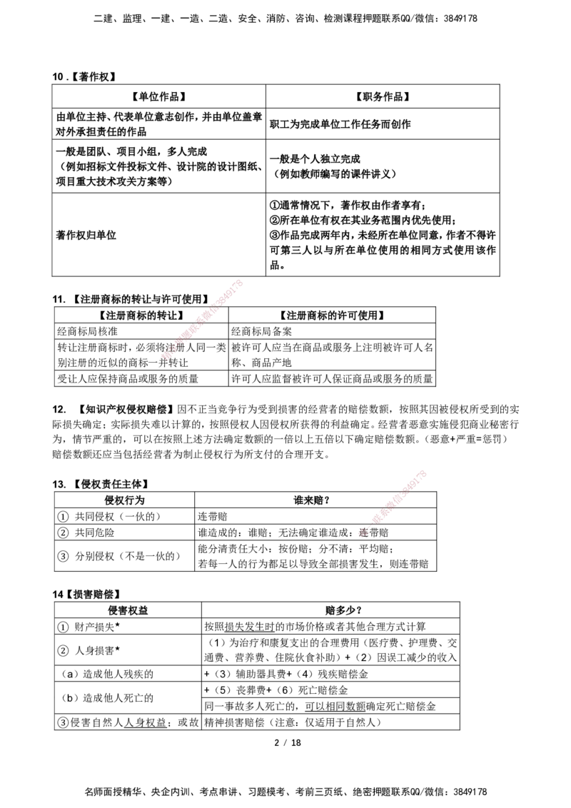 一建法规考前预测讲义_2026年一建法规_2025年一建法规SVIP_04-冲刺串讲✿考点强化✿小灶集训_61-法规《名师考前预测》陈印HX_讲义