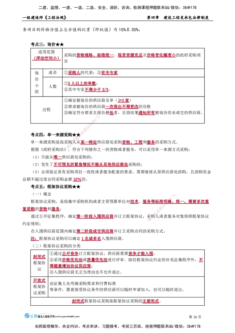 第四章　建设工程发承包法律制度_2026年一建法规_2025年一建法规SVIP_02-基础精讲✿高端面授✿深度强化_05-法规《基础精讲班》张小强JG_讲义