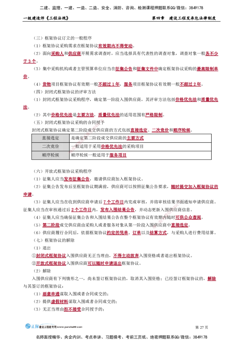 第四章　建设工程发承包法律制度_2026年一建法规_2025年一建法规SVIP_02-基础精讲✿高端面授✿深度强化_05-法规《基础精讲班》张小强JG_讲义