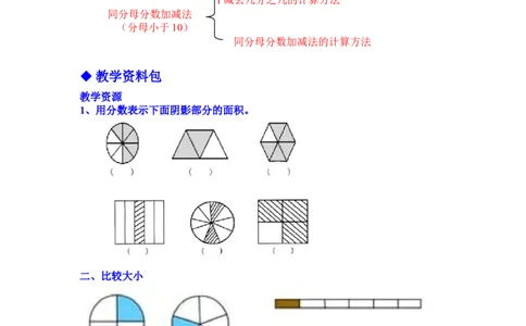 8.6整理与复习_三年级上下册资料_3年级下册教学资源包教案+学案_第八单元分数的初步认识（教案+学案）_教案