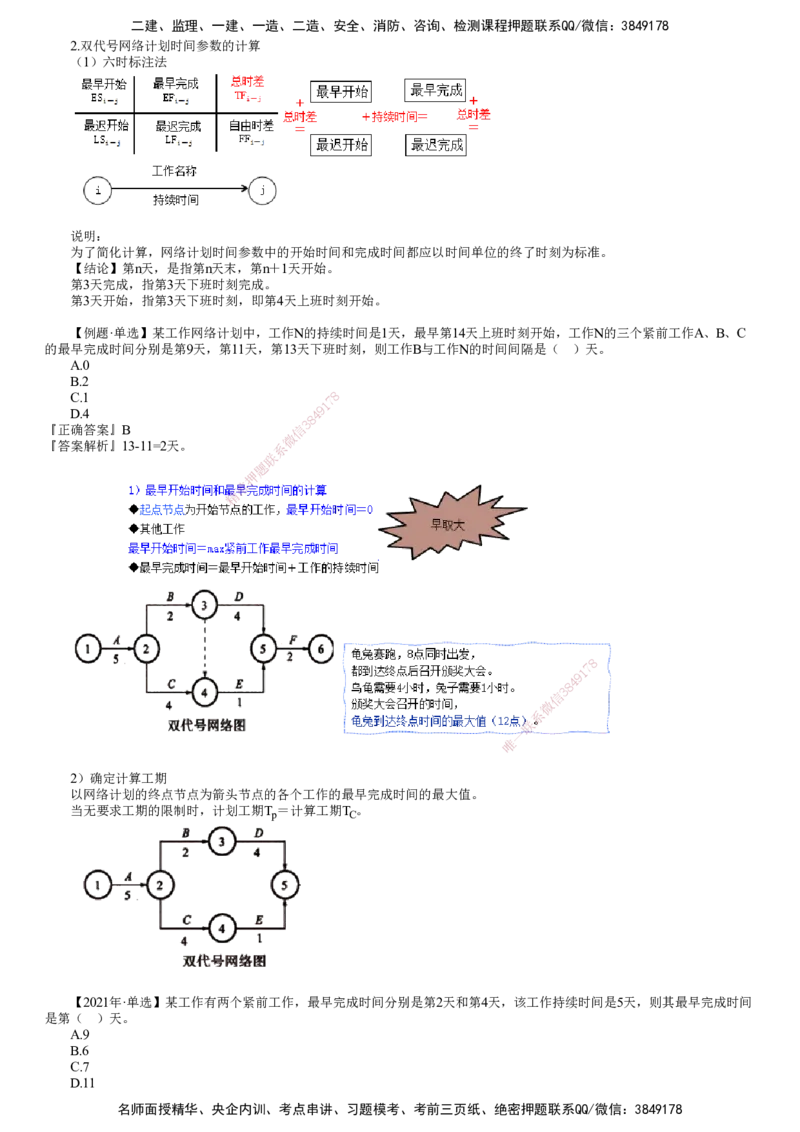 第06讲　工程网络计划技术（三）_2026年一级建造师_2026年一建管理_2025年一建管理SVIP_02-基础精讲✿高端面授✿深度强化_04-管理《基础精讲班》李娜JG