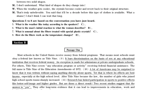 六级通关模拟卷第二套&mdash;答案详解_大学英语四级+六级_六级真题_六级密押试卷_※3.六级预测模拟题_六级通关模拟卷（2）