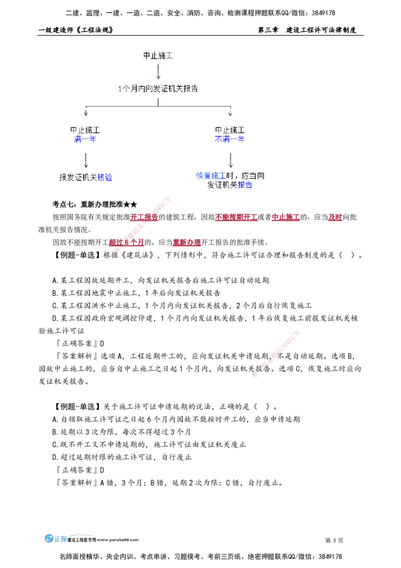 第三章　建设工程许可法律制度(1)_2026年一建法规_2025年一建法规SVIP_02-基础精讲✿高端面授✿深度强化_05-法规《基础精讲班》张小强JG_讲义