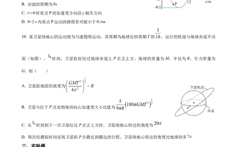 2023年高考物理试卷（重庆）（空白卷）_物理历年高考真题_新&middot;Word版2008-2025&middot;高考物理真题_物理（按省份分类）2008-2025_2012-2025&middot;（重庆）物理高考真题