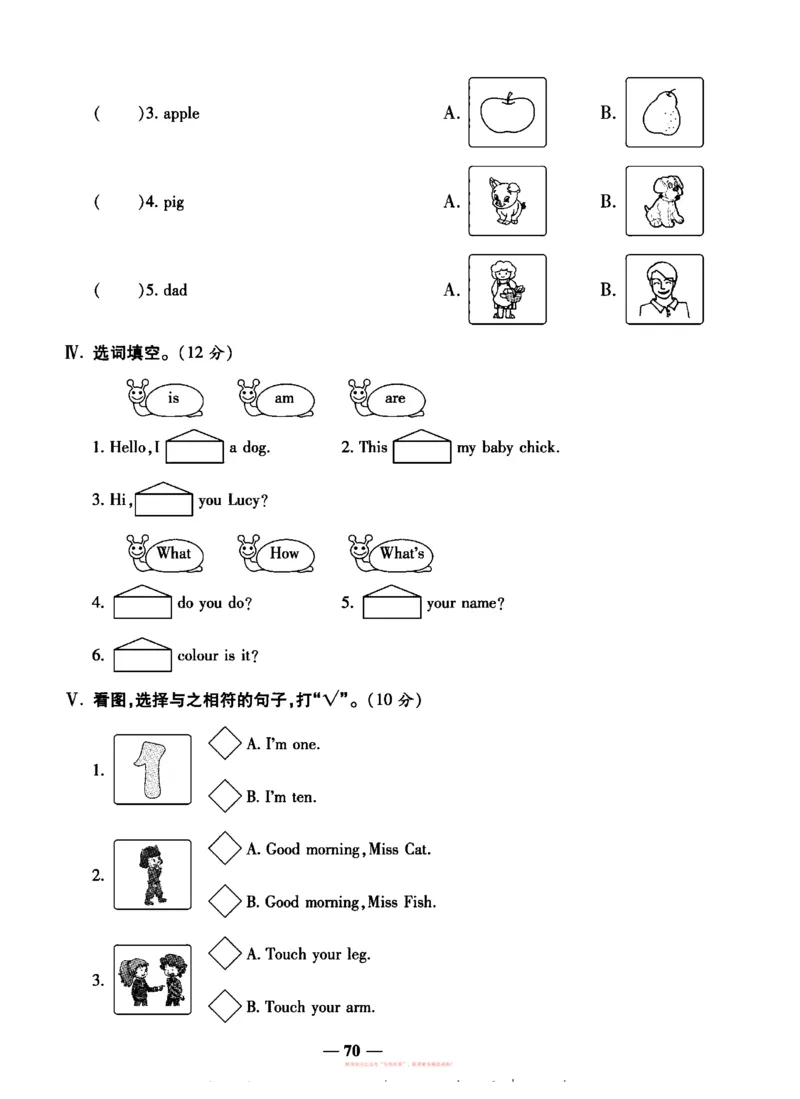 《全能练考卷》英语3年级上册（KP）_三年级上下册资料_小学三年级学习资料-25年更新版_3-05、小学三年级英语上册_3-5-1、知识点、测试卷、电子书_科普版