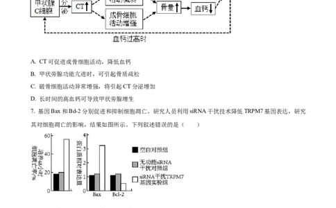 2023年高考生物试卷（湖南）（空白卷）_生物历年高考真题_新&middot;Word版2008-2025&middot;高考生物真题_生物（按试卷类型分类）2008-2025_自主命题卷&middot;生物（2008-2025）_湖南自主命题&middot;生物（2021-2025）