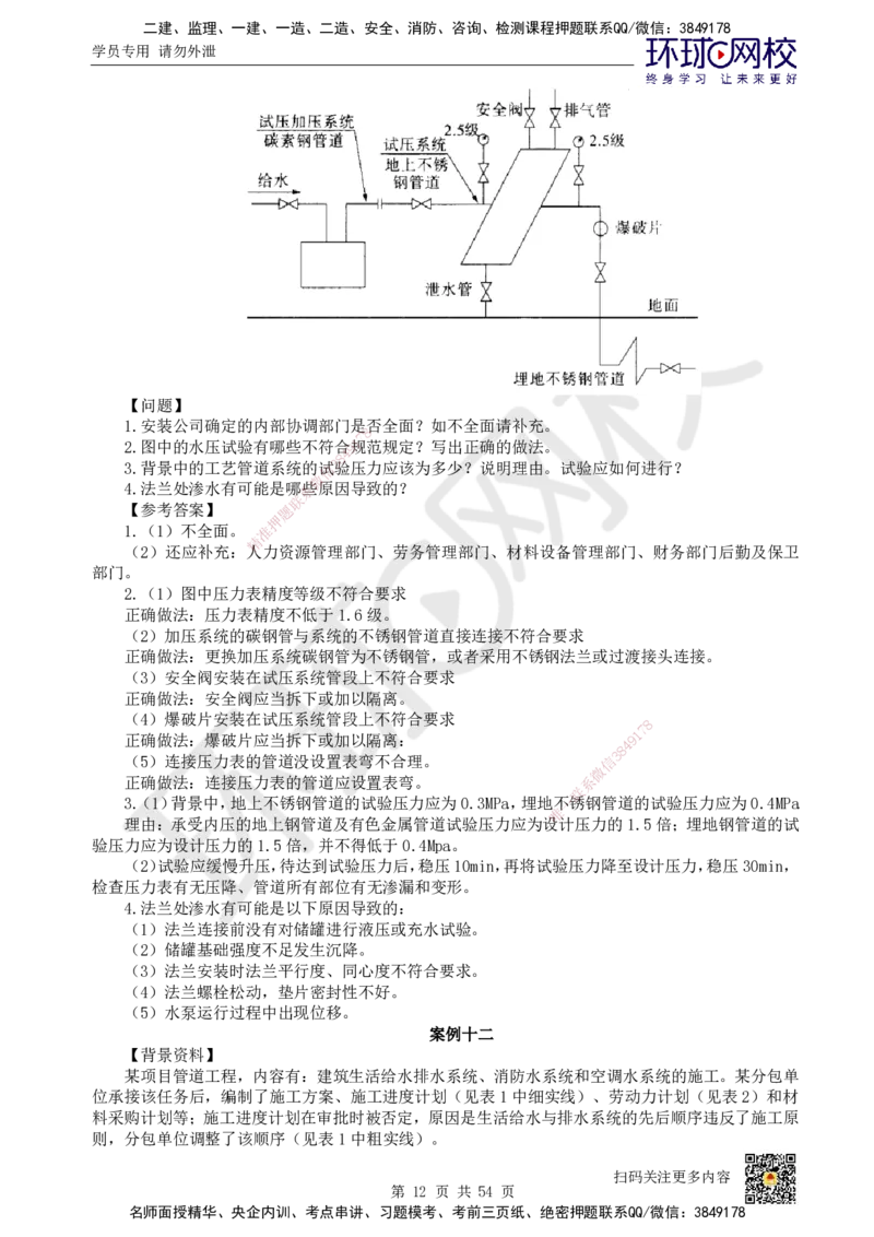 HQ-机电-案例50题_2026年一级建造师_2026年一建机电_2025年一建机电SVIP_01-精华文档✿电子教材✿历年真题_82-机电《案例100问+50题+实操指南》HQ