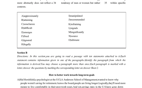 大学英语四级考试2024年6月真题第二套_大学英语四级+六级_四级真题_四级真题_2024年06月CET4题+解+音频_2024年06月CET4_2024年6月四级真题-原题