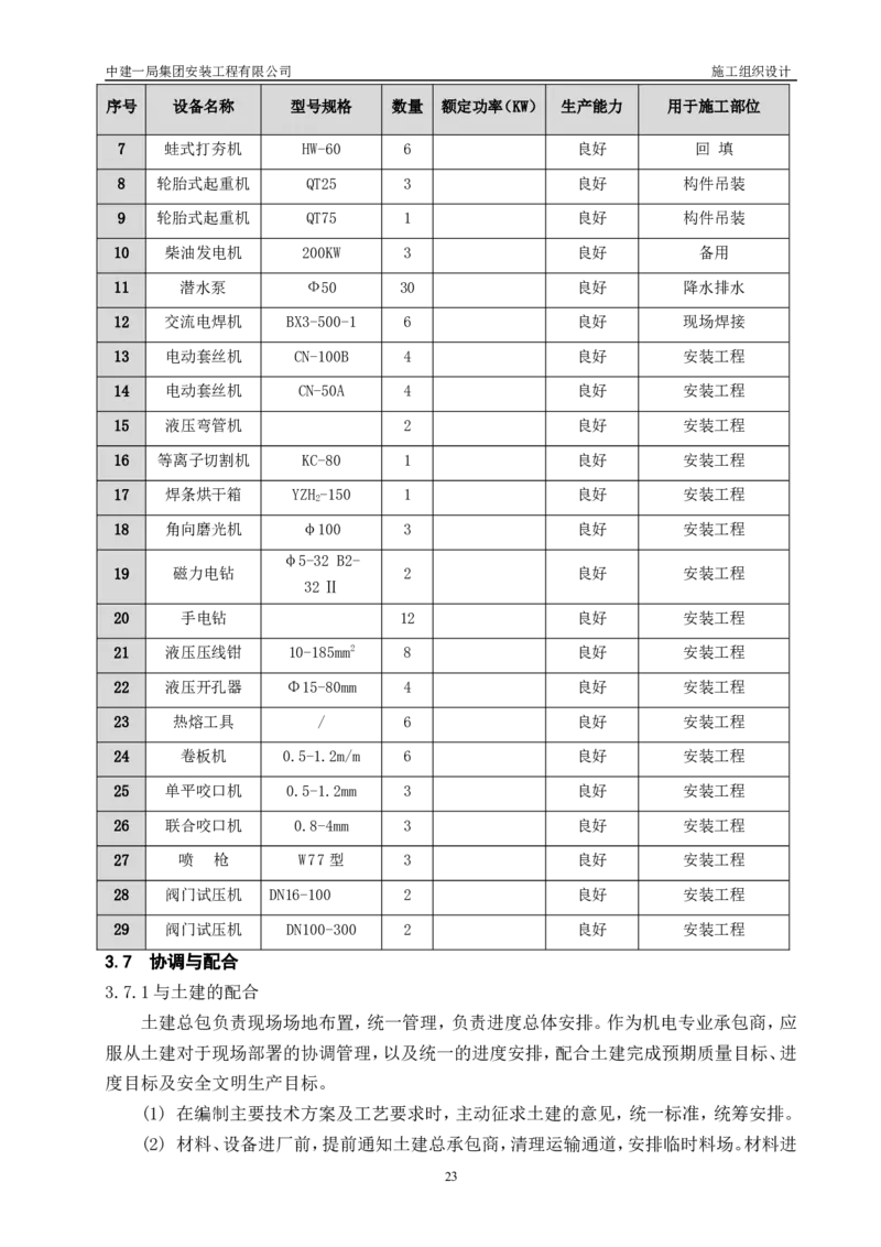 三等奖-金山卫污水厂改扩建工程施工组织设计-安装公司_2021-2023年优秀施组方案_施工组织设计_金山卫污水厂改扩建工程施工组织设计