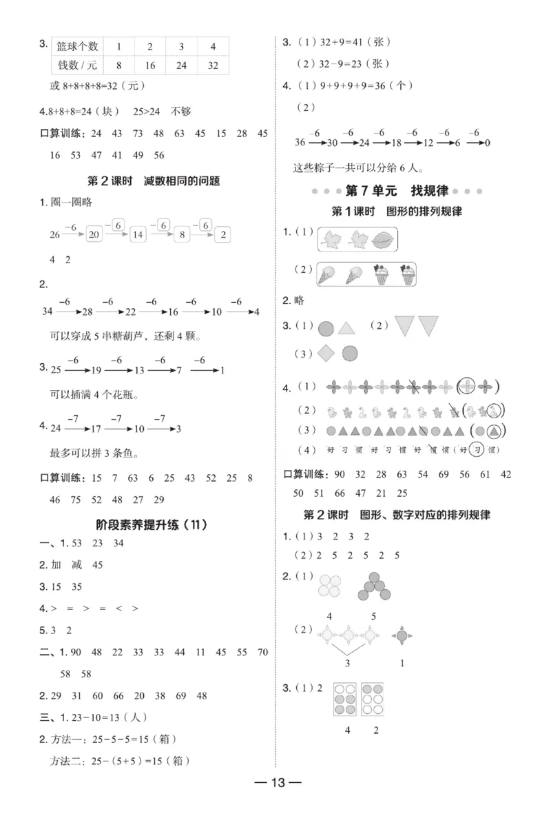 《典中点》23春数学1年级下册（RJ）_一年级上下册资料_小学一年级学习资料-25年更新版_1-04、小学一年级数学下册_1-4-2、练习题、作业、试题、试卷_人教版_电子册