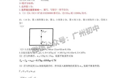 2025年黄埔区华实初级中学中考二模物理试题（参考答案）_广州九上月考+期中+期末+一模二模+中考真题_2025中考二模