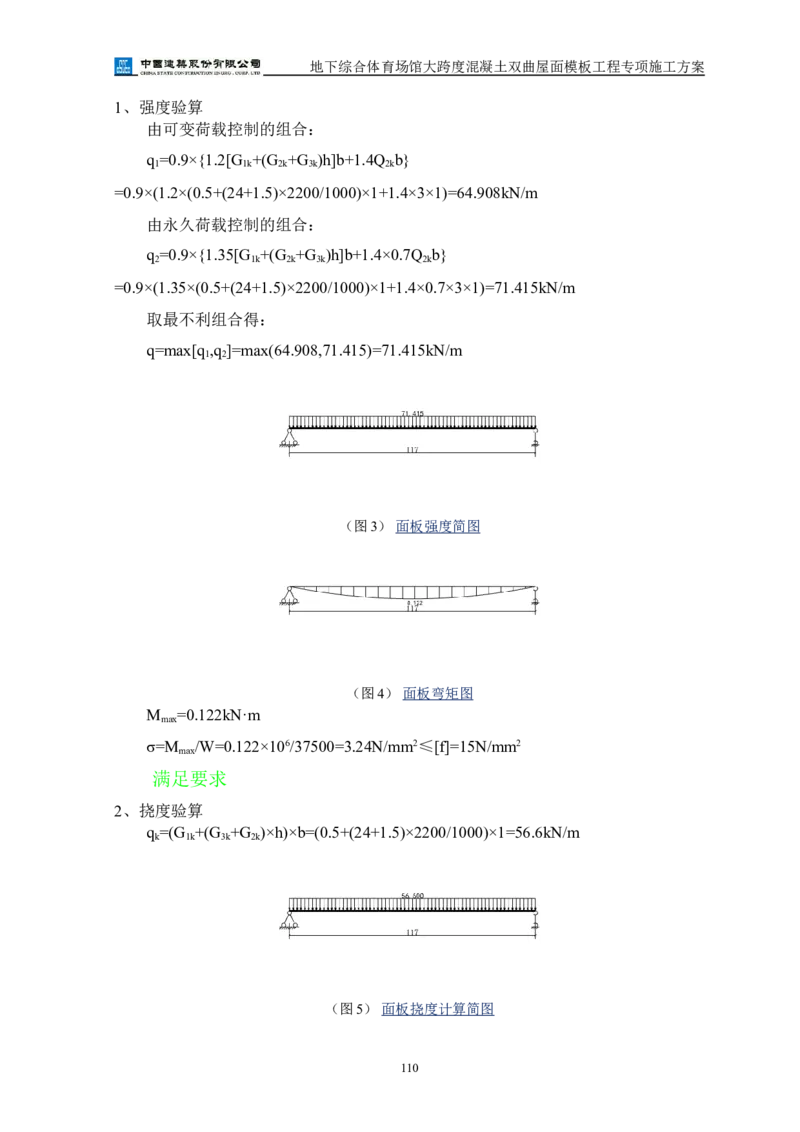 三等奖-地下综合体育场馆大跨度混凝土双曲屋面模板工程专项施工方案-西北公司_2021-2023年优秀施组方案_施工方案_地下综合体育场馆大跨度混凝土双曲屋面模板工程专项施工方案
