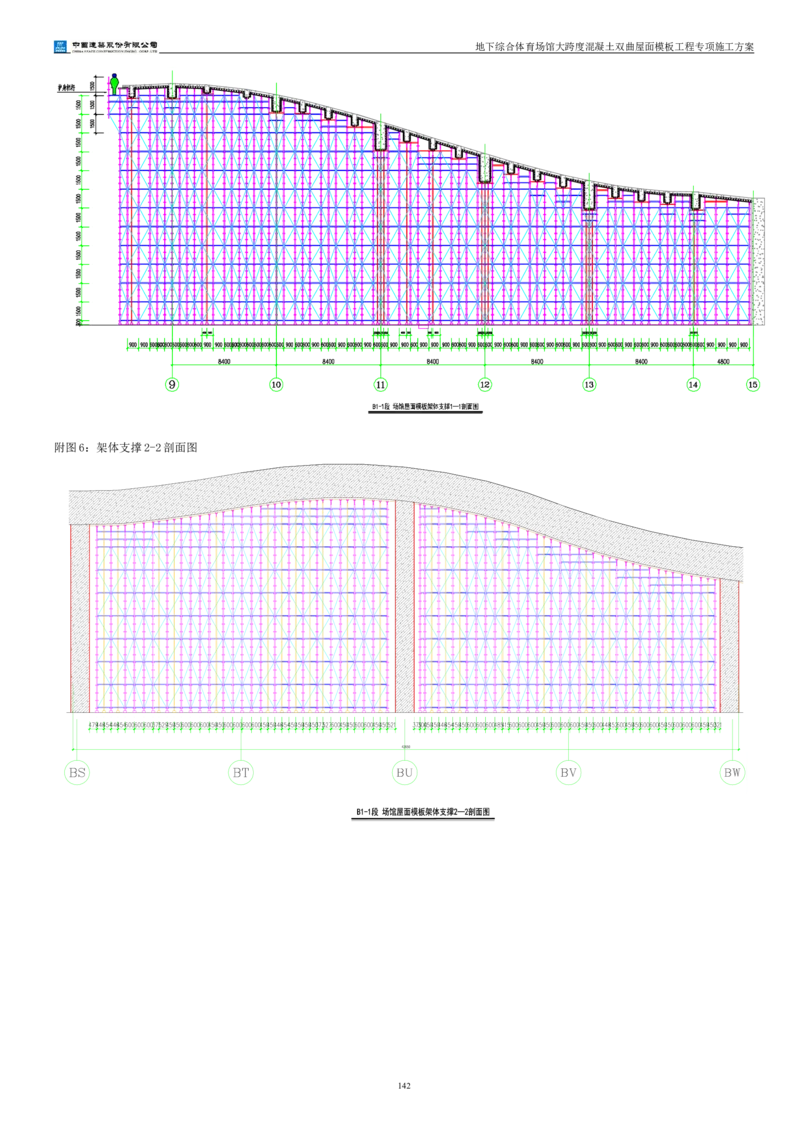 三等奖-地下综合体育场馆大跨度混凝土双曲屋面模板工程专项施工方案-西北公司_2021-2023年优秀施组方案_施工方案_地下综合体育场馆大跨度混凝土双曲屋面模板工程专项施工方案