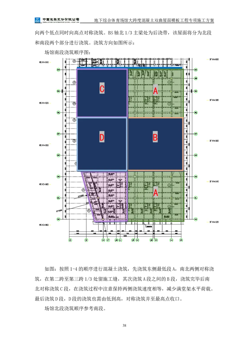 三等奖-地下综合体育场馆大跨度混凝土双曲屋面模板工程专项施工方案-西北公司_2021-2023年优秀施组方案_施工方案_地下综合体育场馆大跨度混凝土双曲屋面模板工程专项施工方案