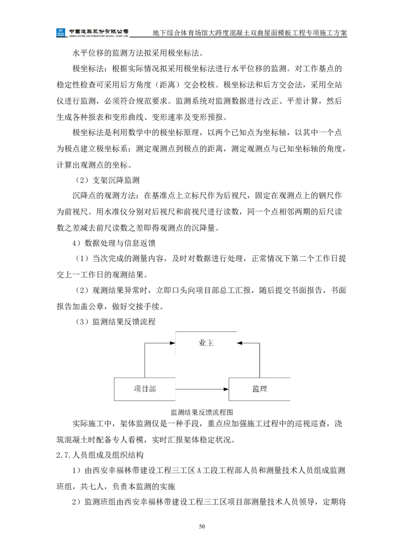 三等奖-地下综合体育场馆大跨度混凝土双曲屋面模板工程专项施工方案-西北公司_2021-2023年优秀施组方案_施工方案_地下综合体育场馆大跨度混凝土双曲屋面模板工程专项施工方案