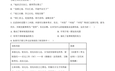 2023年高考历史试卷（新课标）（空白卷）_历史历年高考真题_新&middot;PDF版2008-2025&middot;高考历史真题_历史（按省份分类）2008-2025_2012-2024&middot;（安徽）历史高考真题