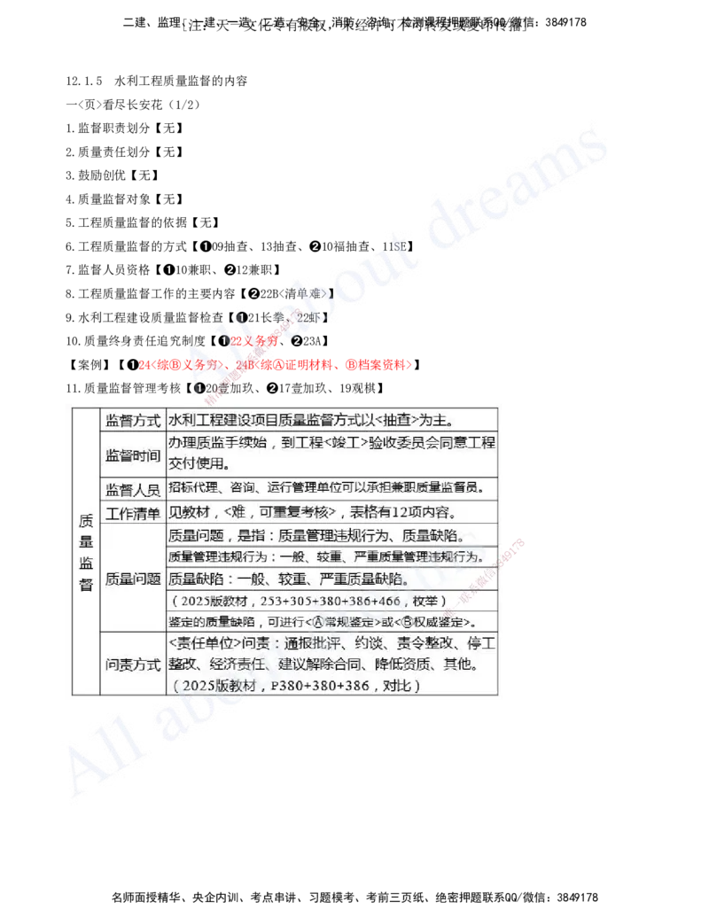 2025-19-第三篇-第11、12章-施工进度管理、施工质量管理_2026年一级建造师_2026年一建水利_2025年一建水利SVIP_04-冲刺串讲✿考点强化✿小灶集训_讲义