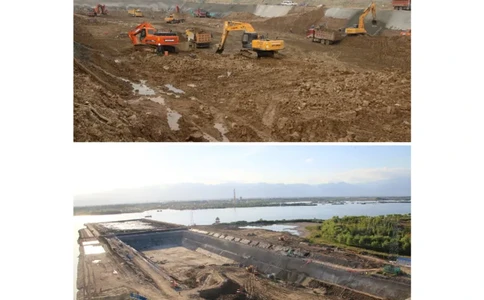 主要施工过程照片_2021-2023年优秀施组方案_施工组织设计_阅海湖隧道施工组织设计