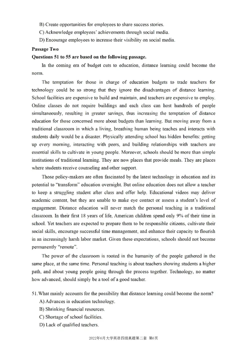 一键打印版2019-2023.12四级真题_大学英语四级+六级_四级真题_四级真题_赠：四级真题一键打印版