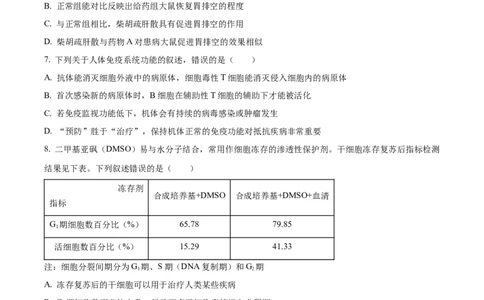 2022年高考生物试卷（辽宁）（空白卷）_生物历年高考真题_新&middot;Word版2008-2025&middot;高考生物真题_生物（按省份分类）2008-2025_2010-2025&middot;（辽宁）生物高考真题